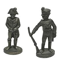 2 Figurine KINDER METAL  Soldat Napoléon