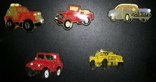 PIN'S 4 X 4 FORD jaune, JEEP