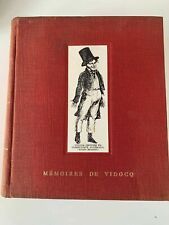 Livre ancien - Les Mémoires de Vidocq - Club Mondial du Livre - Série Luxe 1959