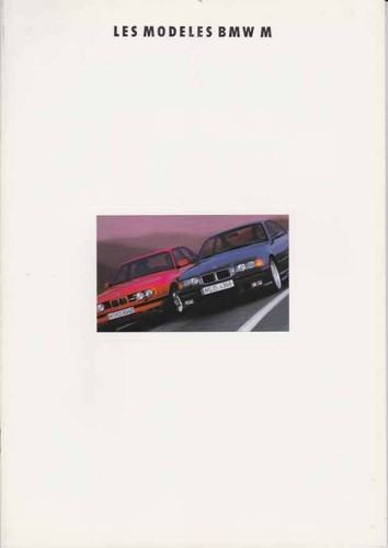 Catalogue brochure bmw - m3, e36