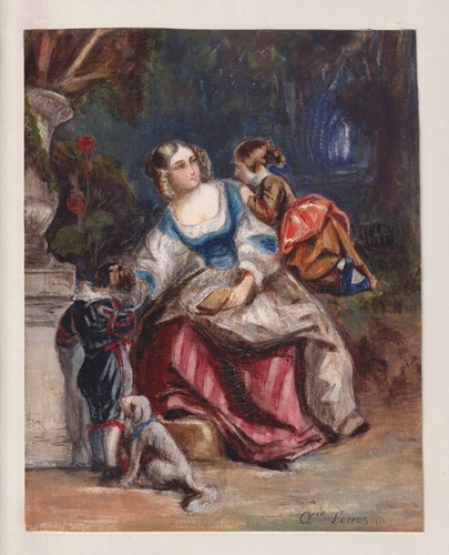 Mère enfants chien - mère,