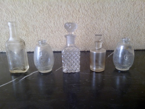 Anciens flacons fioles en - 5,