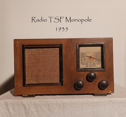 Vintage radio tsf monopole - ,