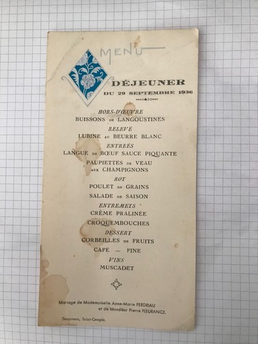 Menu ancien septembre - 29,