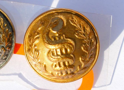 Bouton uniforme armee - de, terre
