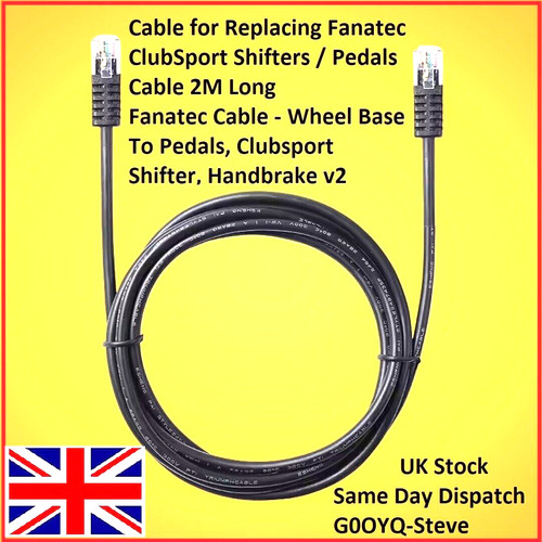 Fanatec cable wheel base - -,