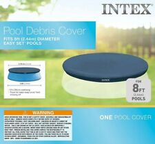 Intex 28020 Bâche Protection Ronde Piscine 2,44m NEW couverture 