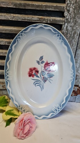 Ancien plat ovale digoin - plat,