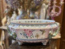 Grande Jardinière En Faïence De St Clément