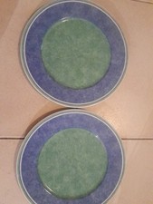 LOT DE 2 ASSIETTES VILLEROY ET BOCH SWITCH 3 GALLO DESIGN 32 CM