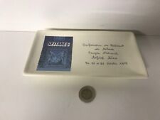 Coupelle coupe assiette publicitaire Seitanes tabac congrès rare excellent état
