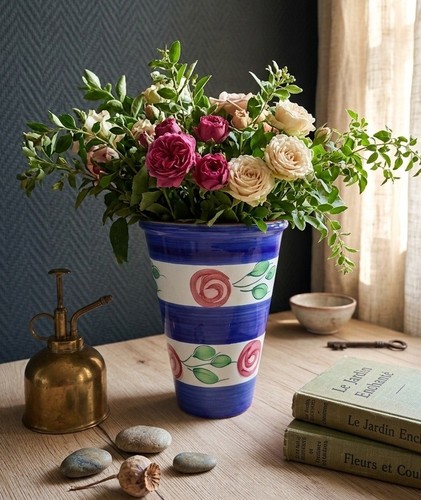 Vase cache pot - vase, cuite