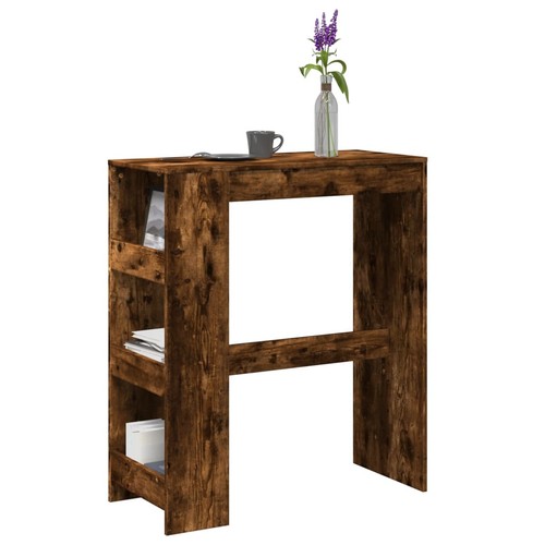 Table bar avec étagères - bar,