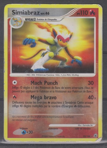 Carte pokemon simiabraz - pokemon,
