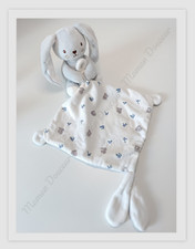 Doudou Plat/Mouchoir Lapin