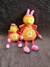 Doudou abeille Louna  jaune rose orange Moulin Roty TTBE