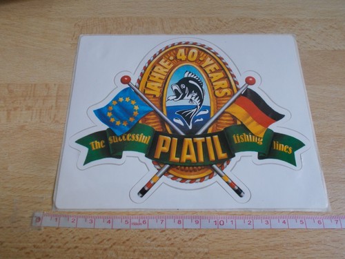 Autocollant pêche platil - -,