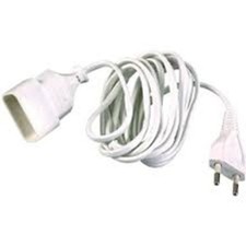 Rallonge prolongateur Électrique Méplat – 3 mètres – Blanc – 6 A
