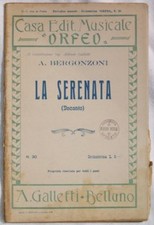 Bergonzoni Le Serenata Music Orchestra Fox Trot 1928