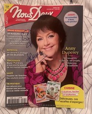 Magazine Nous Deux Anny Duperey Rare Dedicace Autograph