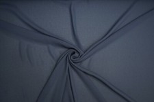 Tissu Georgette bleu marine