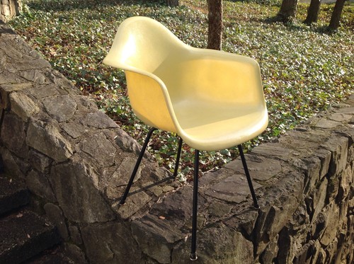 Vintage eames yellow herman - yellow,