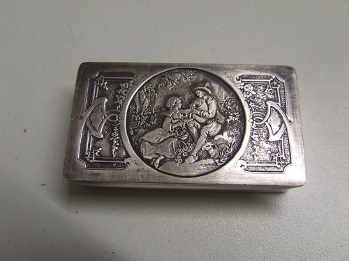 Ancienne boite timbres metal - ancienne, a