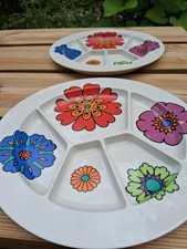 2 Assiettes à fondue Villeroy et Boch modèle SEPFONTAINES