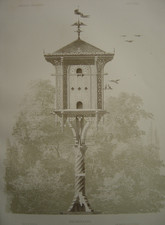 Lithographie d'un Pigeonnier