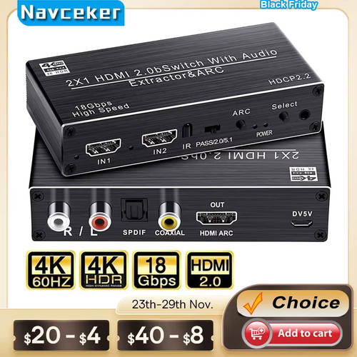 Extracteur audio hdmi - hdmi, 120hz