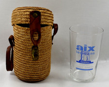 ANCIEN VERRE DE CURE AIX LES