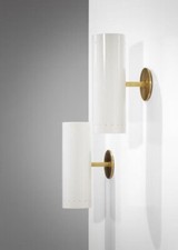 Paire d'esquisses murales en