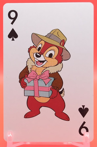 Carte jouer disney chip - carte, 'n