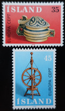 TIMBRES d' ISLANDE - EUROPA -