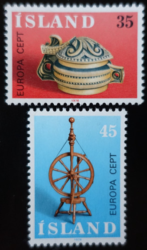 Timbres islande europa - islande,
