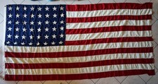 US WWII Grand DRAPEAU Originale 48 étoiles, 280 x 138 cm - USN - ARMY - WWII