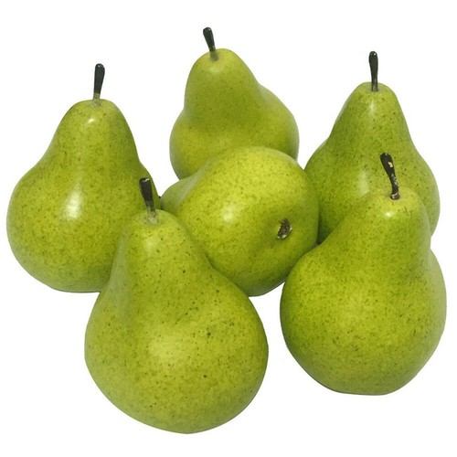 6pcs Artificiel Poire Faux