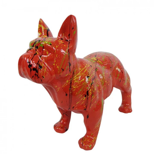Statue chien bouledogue