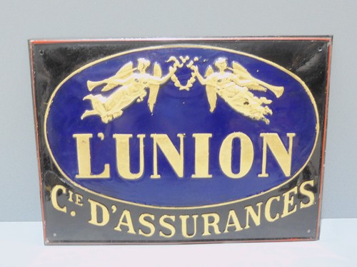 Ancienne plaque publicitaire - plaque,