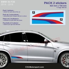 X4 BMW M-Power Farben Aufkleber sticker decals adesivi X4 F26 G02 X4M