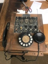 standard téléphonique ancien mural Société Industrielle des Téléphones