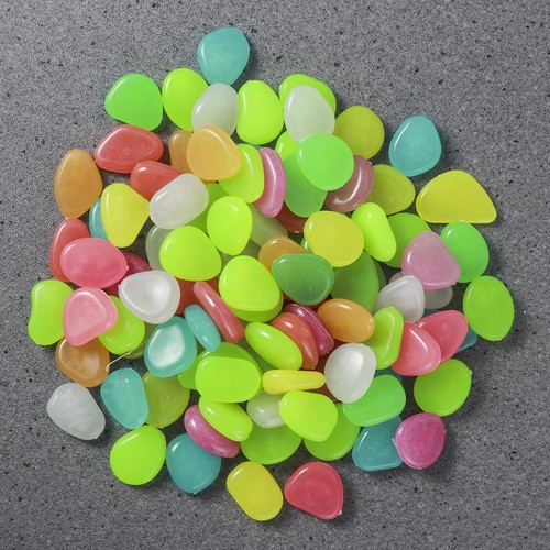 100 pcs galets phosphorescents - pcs,