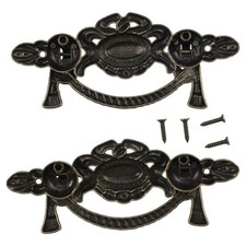 Ancien bouton de porte meuble robuste poignée armoire cuisine en alliage rétro