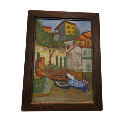 Ancienne peinture huile - ancienne,