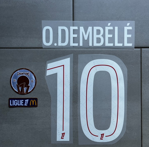 Flocage dembele maillot - flocage, #10