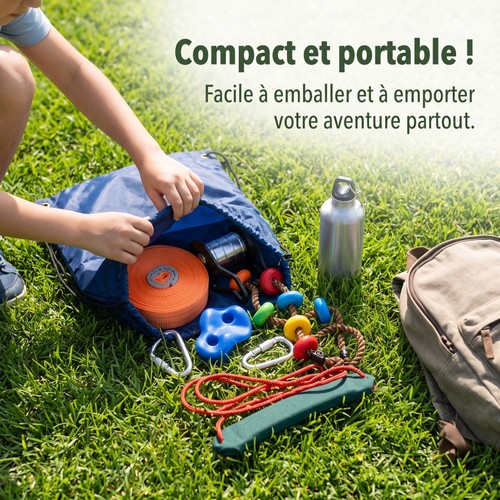 Kit jeu slackline pour - jeu,