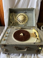 Tourne disque pickup Supertone à 3 lampes en l'état non testé