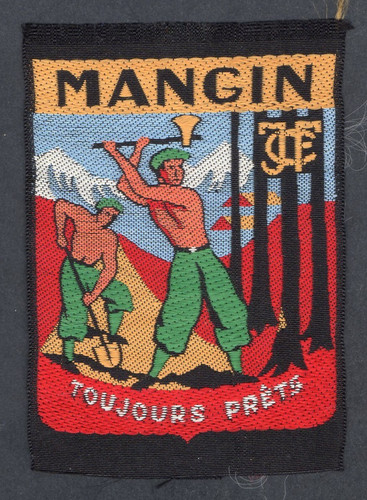 Bel insigne tissu chantiers - insigne, :