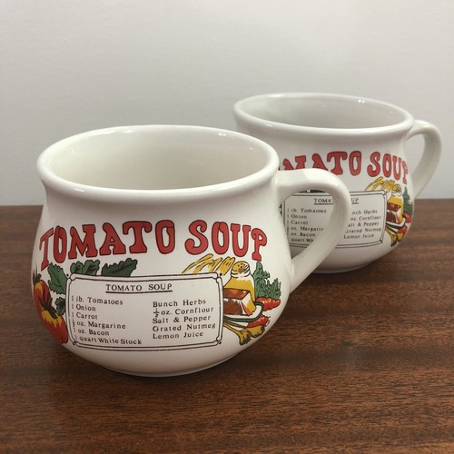 Set vintage tomato soup - vintage,