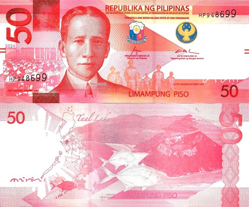 Philippines pesos 2024 - 50,